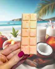 Load image into Gallery viewer, Peach Skin & Coconut Milk Snapbar