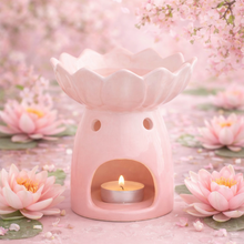 Load image into Gallery viewer, Pink Water Lily Burner