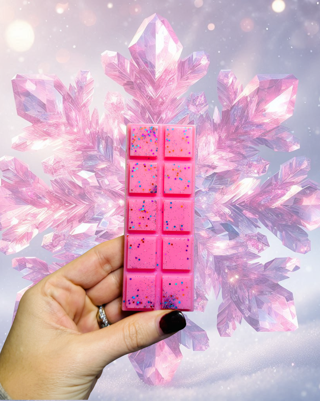 Pink Quartz Snowflake Snapbar