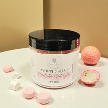 Load image into Gallery viewer, Marshmallow &amp; Pink Lychee Whipped Soap
