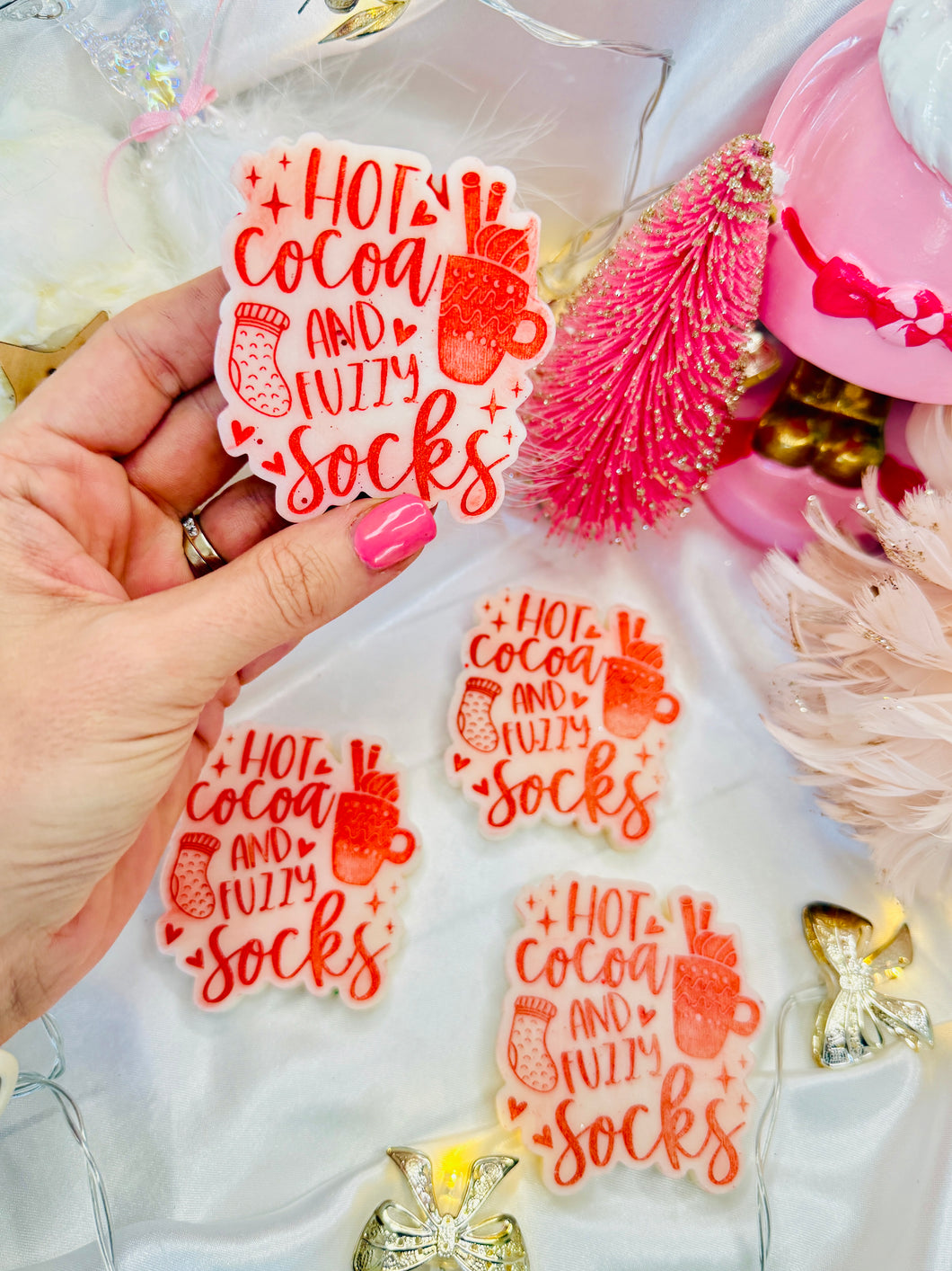 Frosted Cherry & Clove 'Fuzzy Socks Slab'