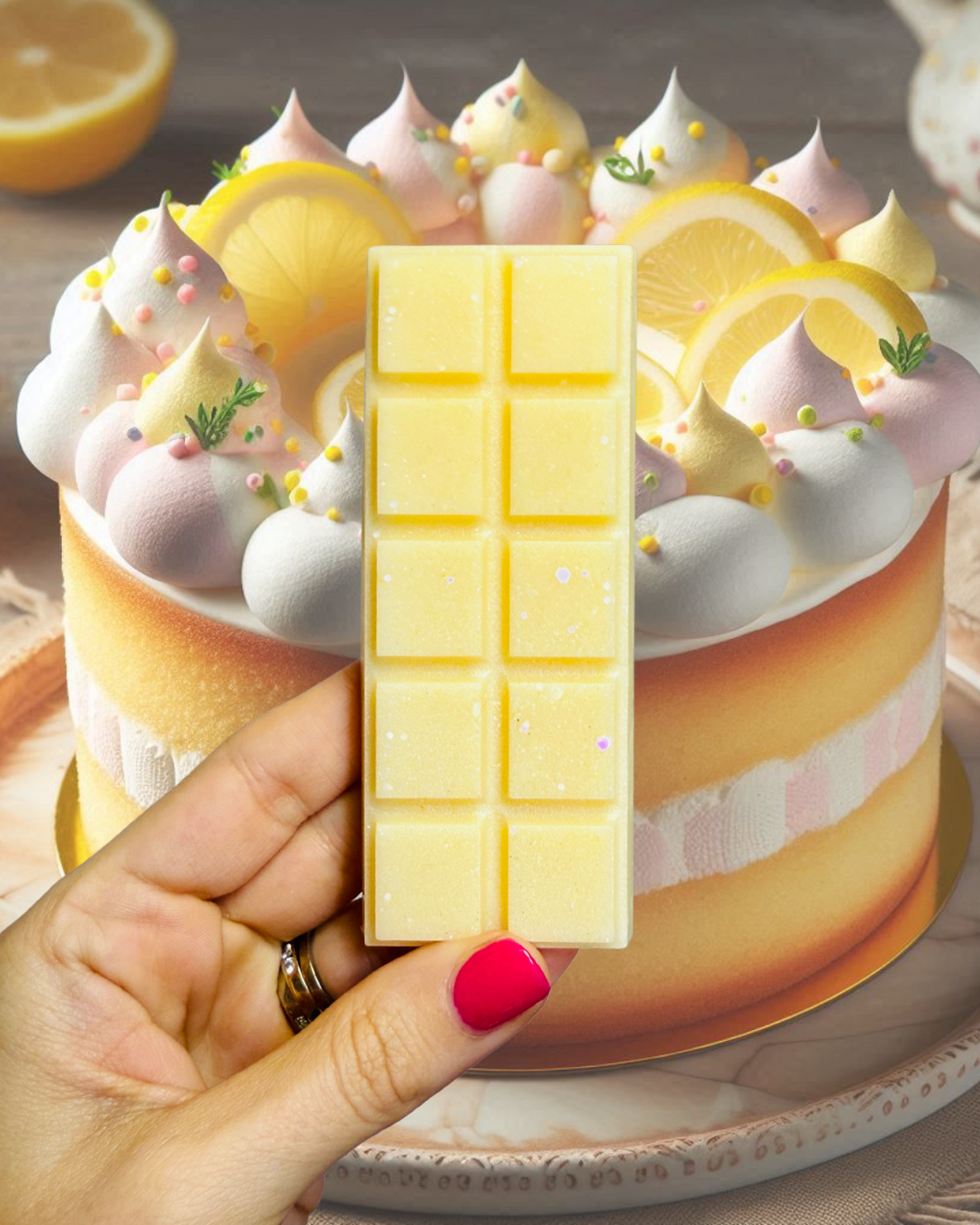 Lemon Marshmallow Buttercream Snapbar